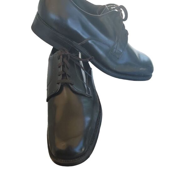 𝅺MASON Men's Vintage Black Shoes Size 7.5 - Picture 2 of 6